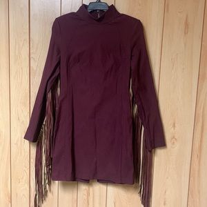 Fitted Fringe Dress